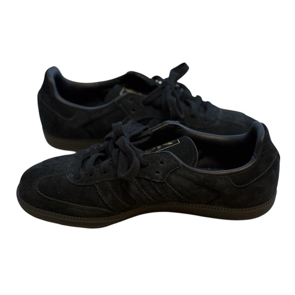 Adidas Men's Black Gazelle Suede Sneakers Size 7 - Picture 7 of 12